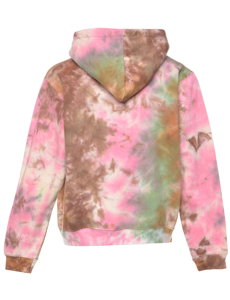 Tie Dyed Jersey Girl Hoodie - M