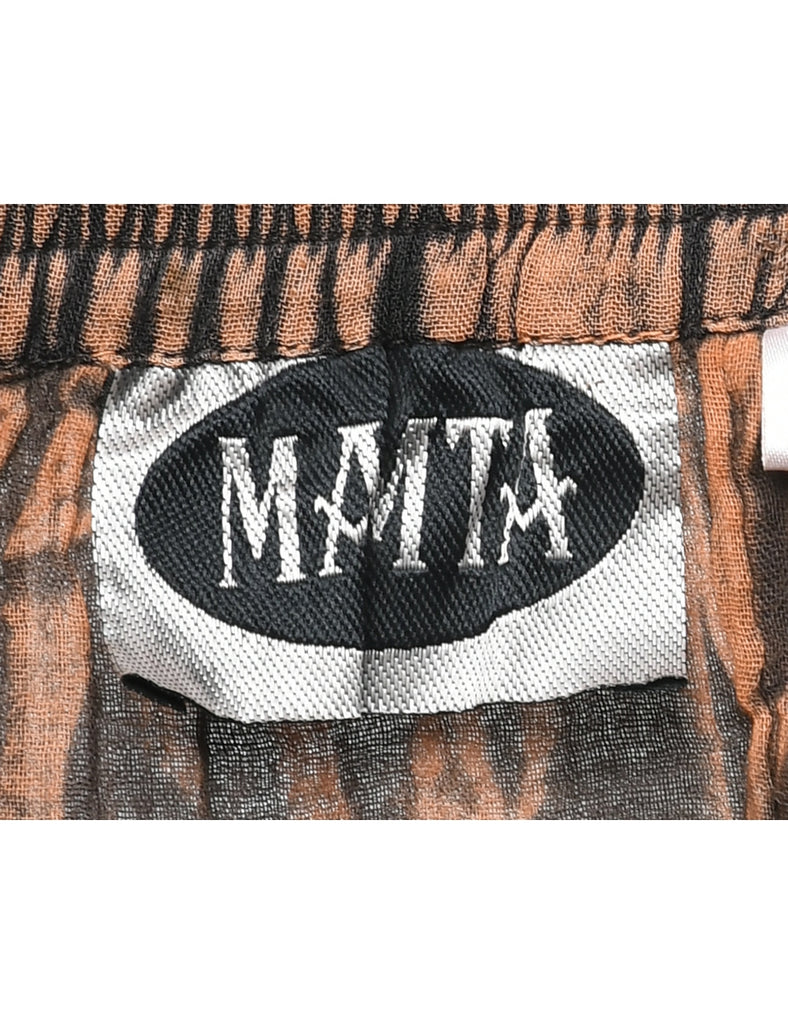 Tie Dyed Midi Skirt - XL