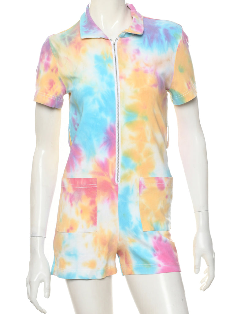 Tie Dyed Playsuit - M