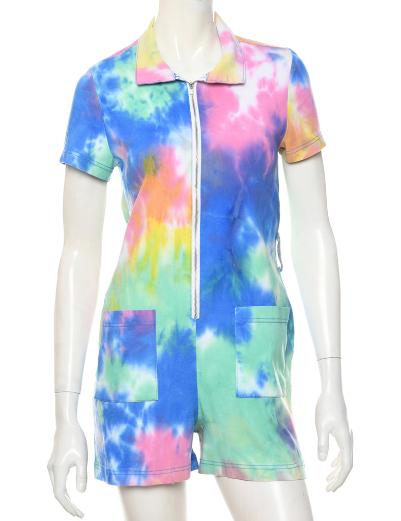 Tie Dyed Playsuit - M