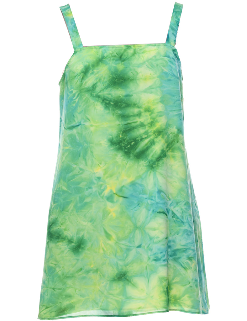 Tie Dyed Shift Dress - L