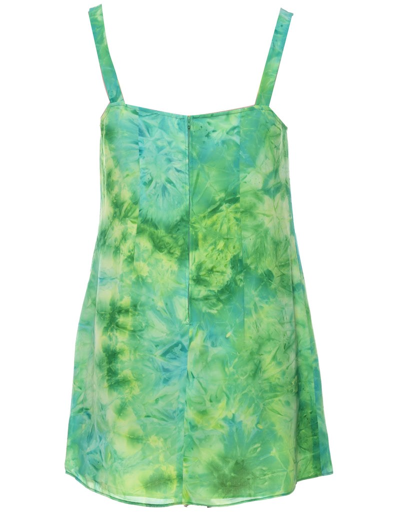 Tie Dyed Shift Dress - L