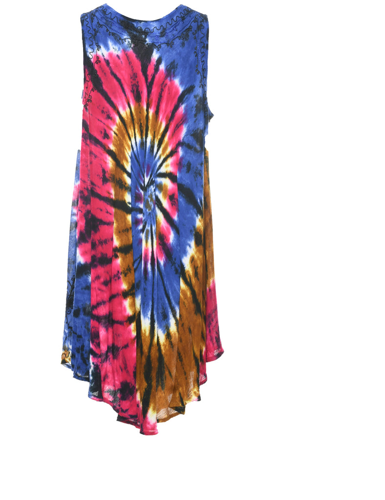 Tie Dyed Shift Dress - XL