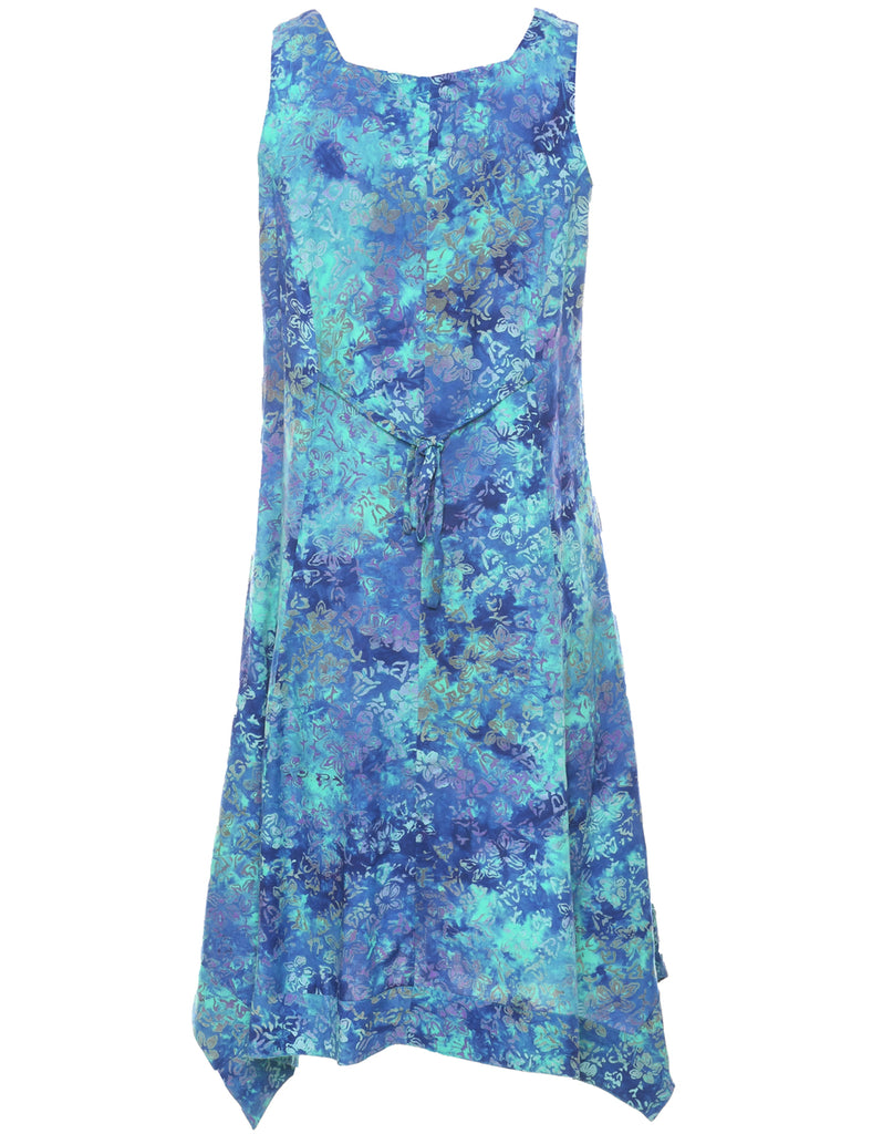 Tie Dyed Sleeveless Dress - S