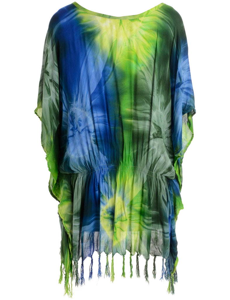 Tie Dyed Tunic Dress - L
