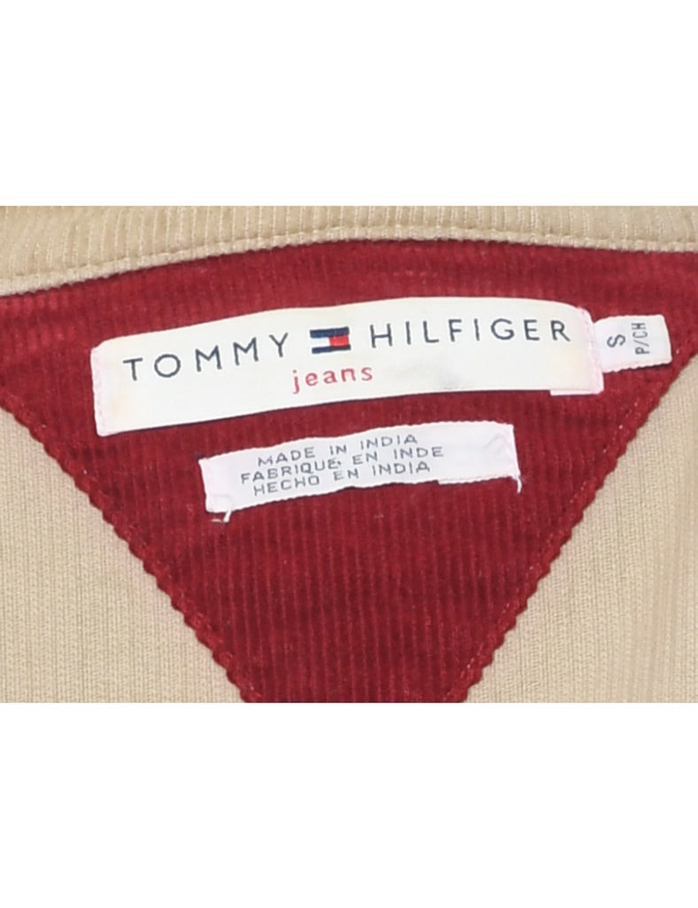 Tommy Hilfiger Beige Cord Y2K Jacket - S