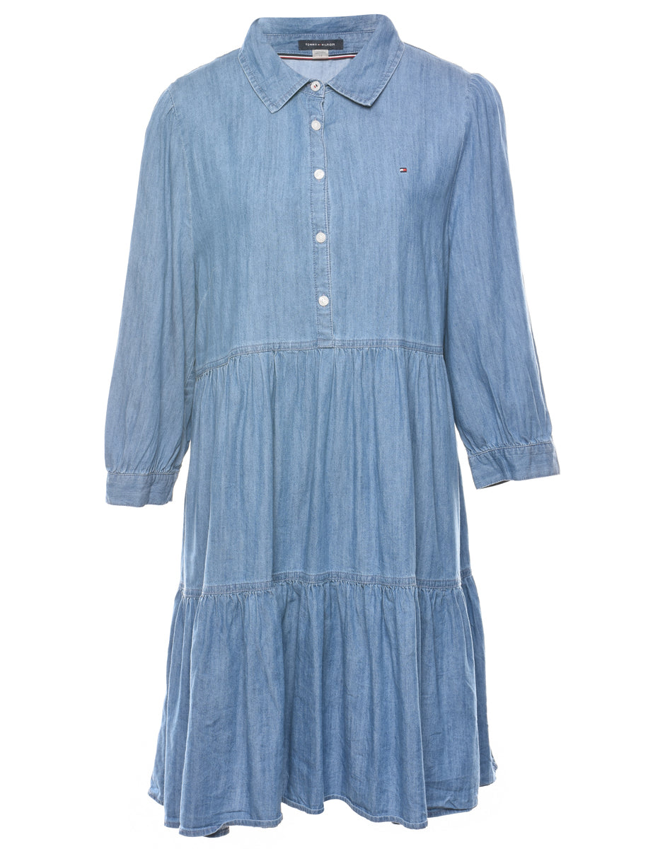 Women's Tommy Hilfiger Tommy Hilfiger Denim Dress Denim, L