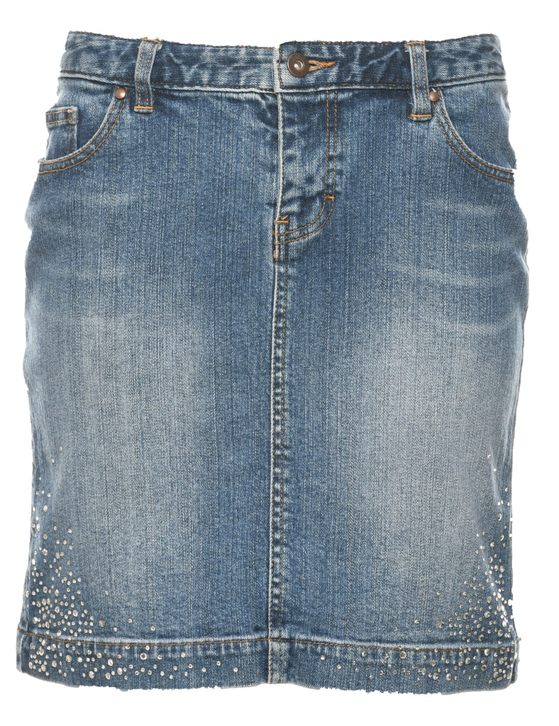 Tommy Hilfiger Denim Midi Skirt - M