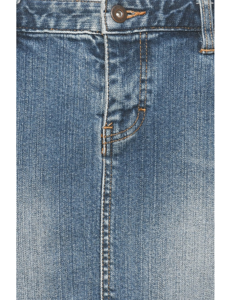 Tommy Hilfiger Denim Midi Skirt - M