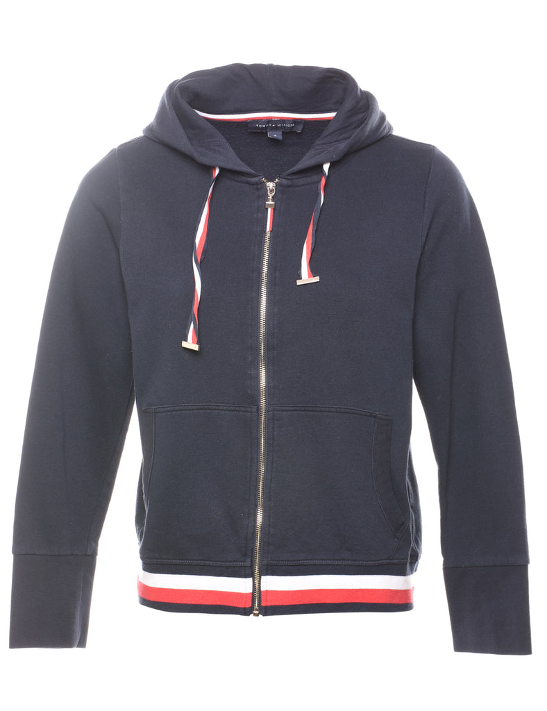 Tommy Hilfiger Hooded Navy & Red Sweatshirt - M