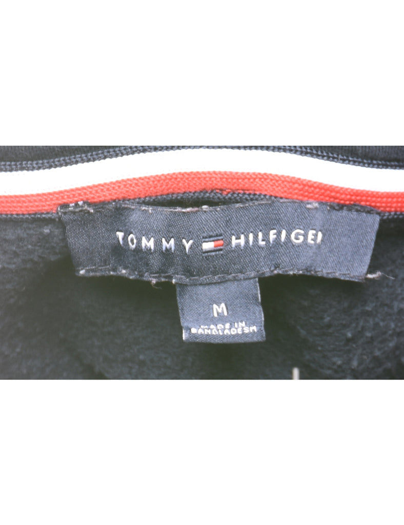 Tommy Hilfiger Hooded Navy & Red Sweatshirt - M