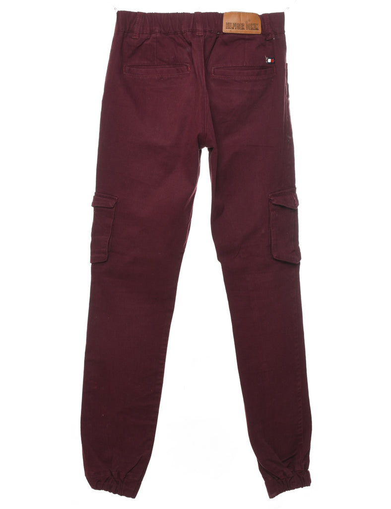 Tommy Hilfiger Maroon Trousers - W26 L31