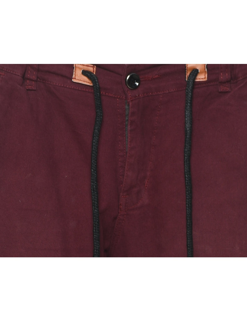 Tommy Hilfiger Maroon Trousers - W26 L31
