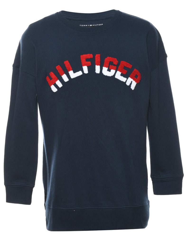 Tommy Hilfiger Navy & Red Sweatshirt - S