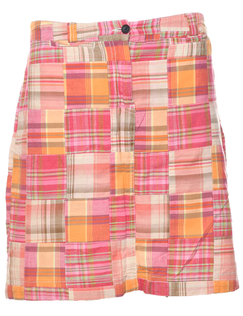 Tommy Hilfiger Patchwork Pencil Skirt - L