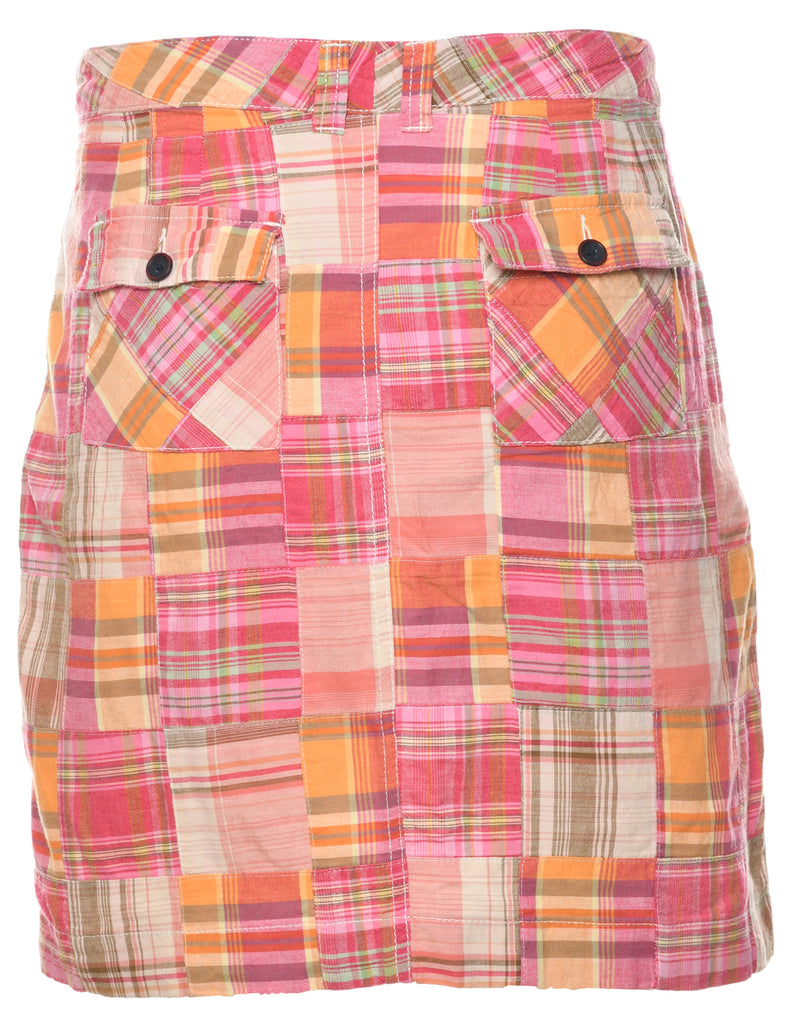 Tommy Hilfiger Patchwork Pencil Skirt - L