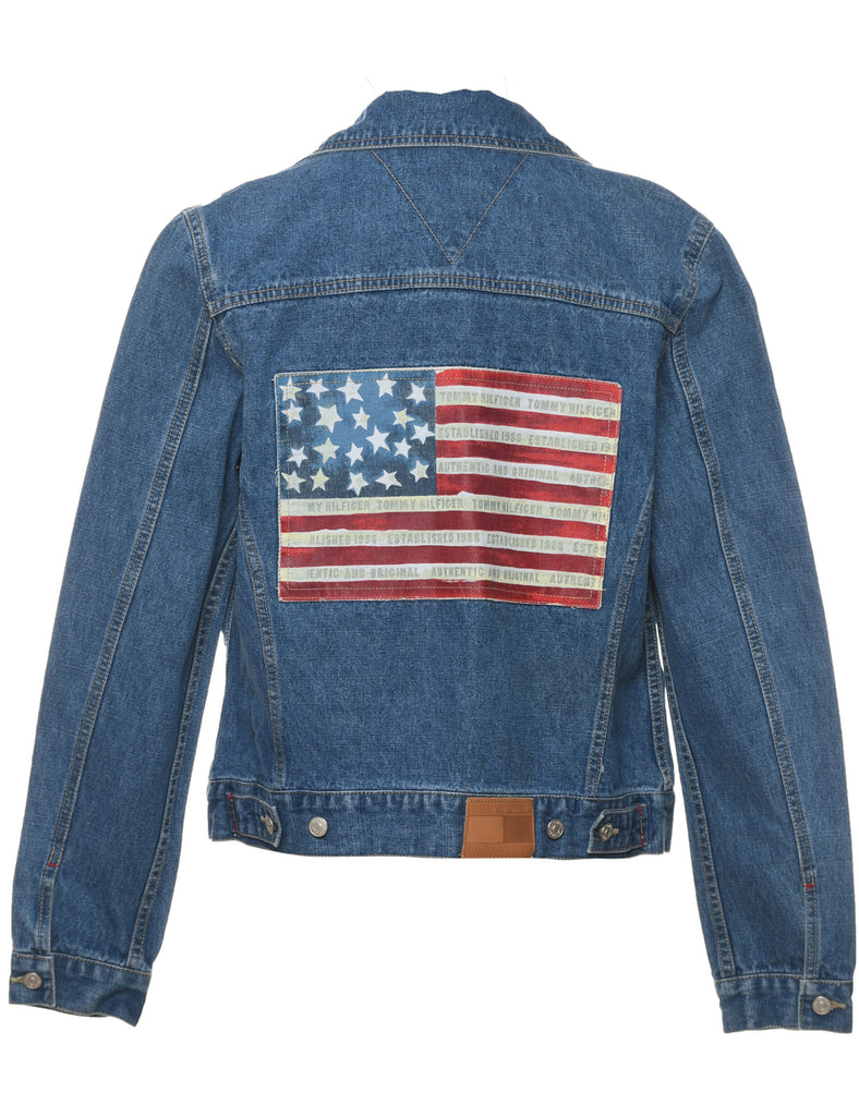 Tommy Hilfiger USA Medium Wash Denim Jacket - M