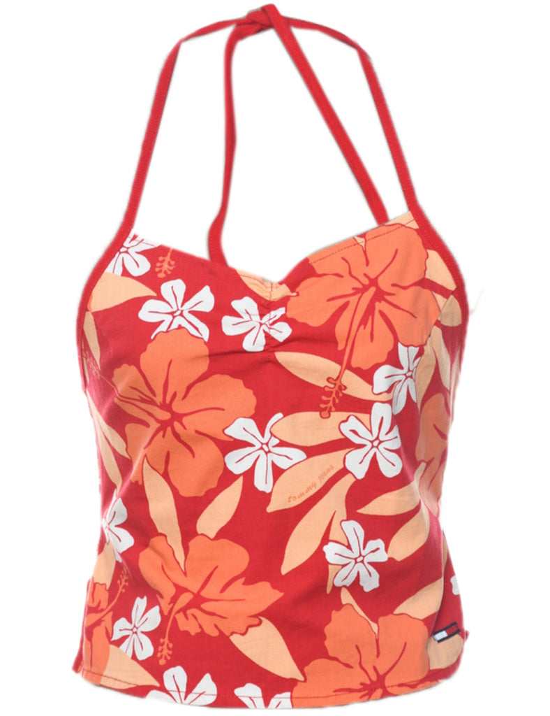 Tommy Hilfiger Y2K Floral Halter - S