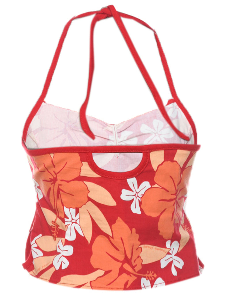 Tommy Hilfiger Y2K Floral Halter - S