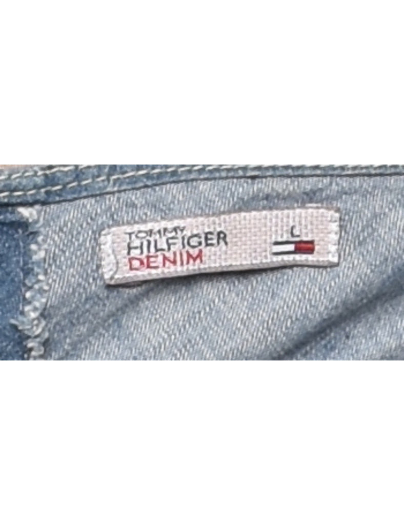Tommy Hilfiger Y2K Halterneck Denim Dress - S