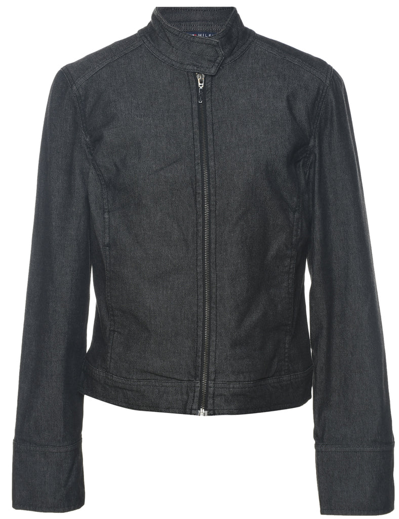 Tommy Hilfiger Zip-Front Denim Jacket - M