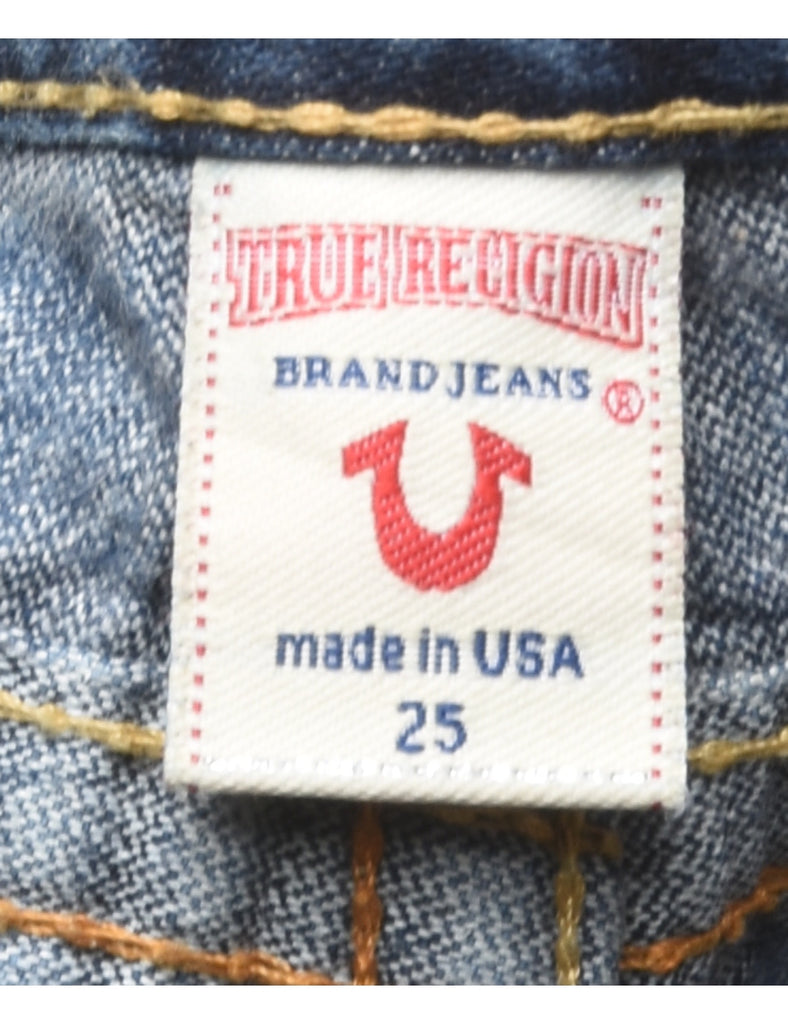 True Religion Low Rise Y2K Denim Trousers - W28 L34