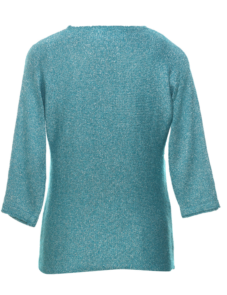 Turquoise Jumper - M
