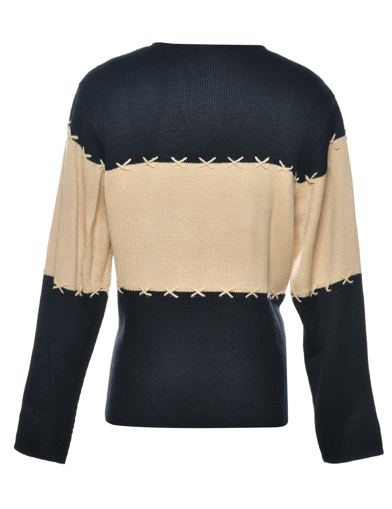 Two Tone Cardigan - S