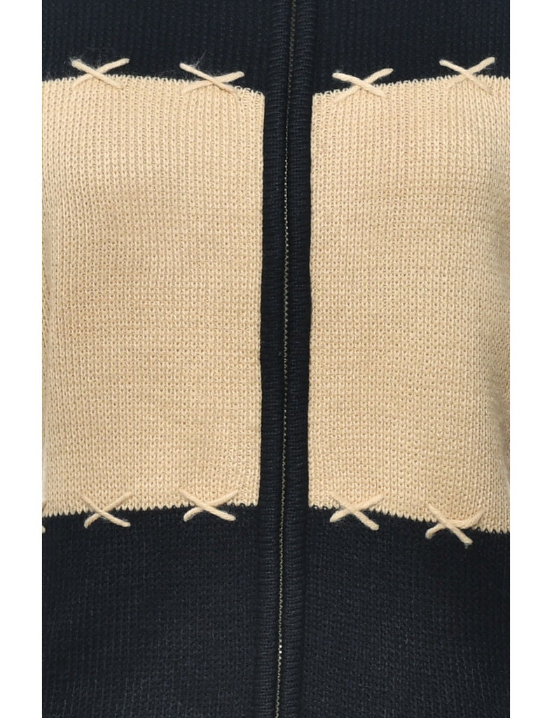 Two Tone Cardigan - S
