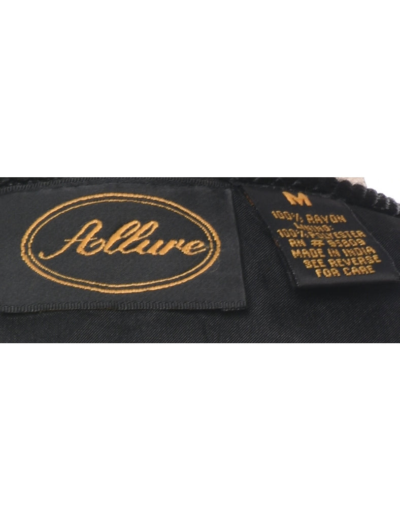 Velour Black Jacket - M