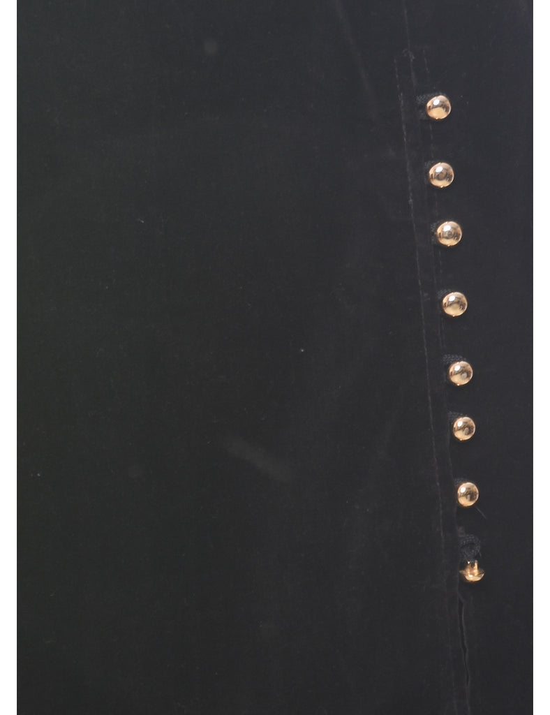 Velvet A-line Skirt - M