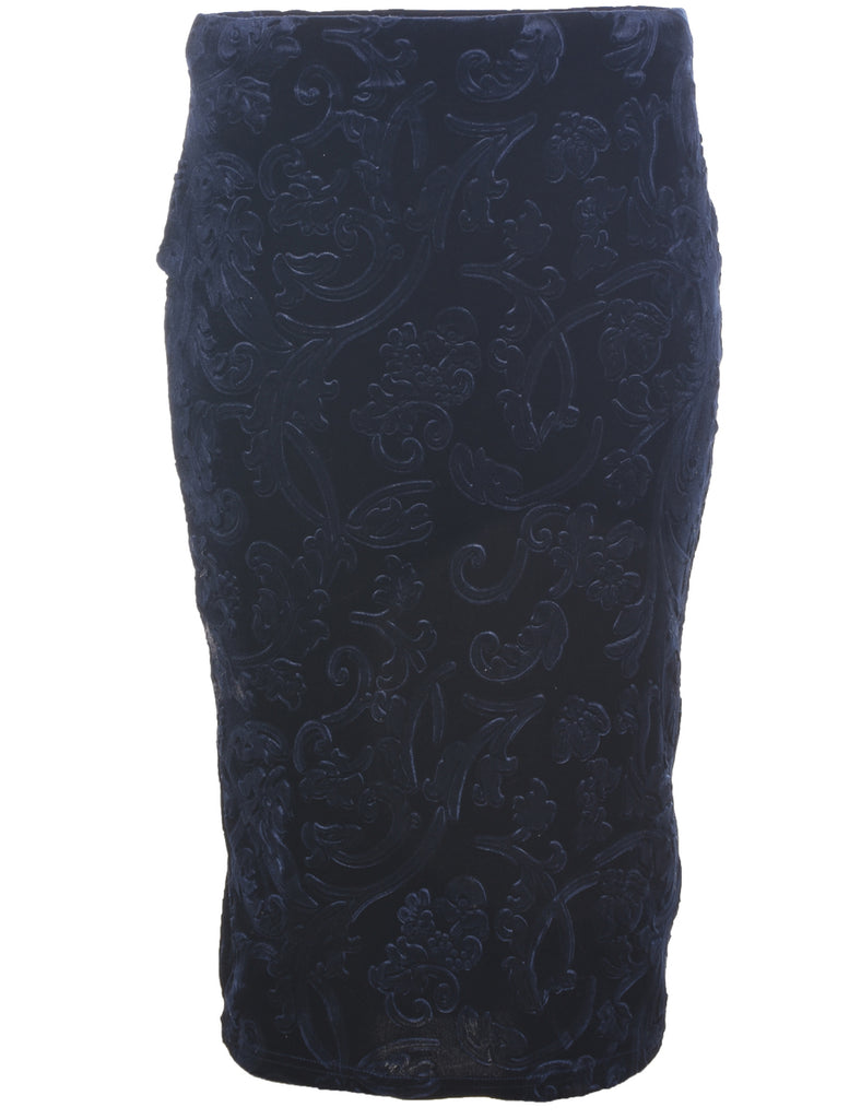 Velvet Bodycon Skirt - S