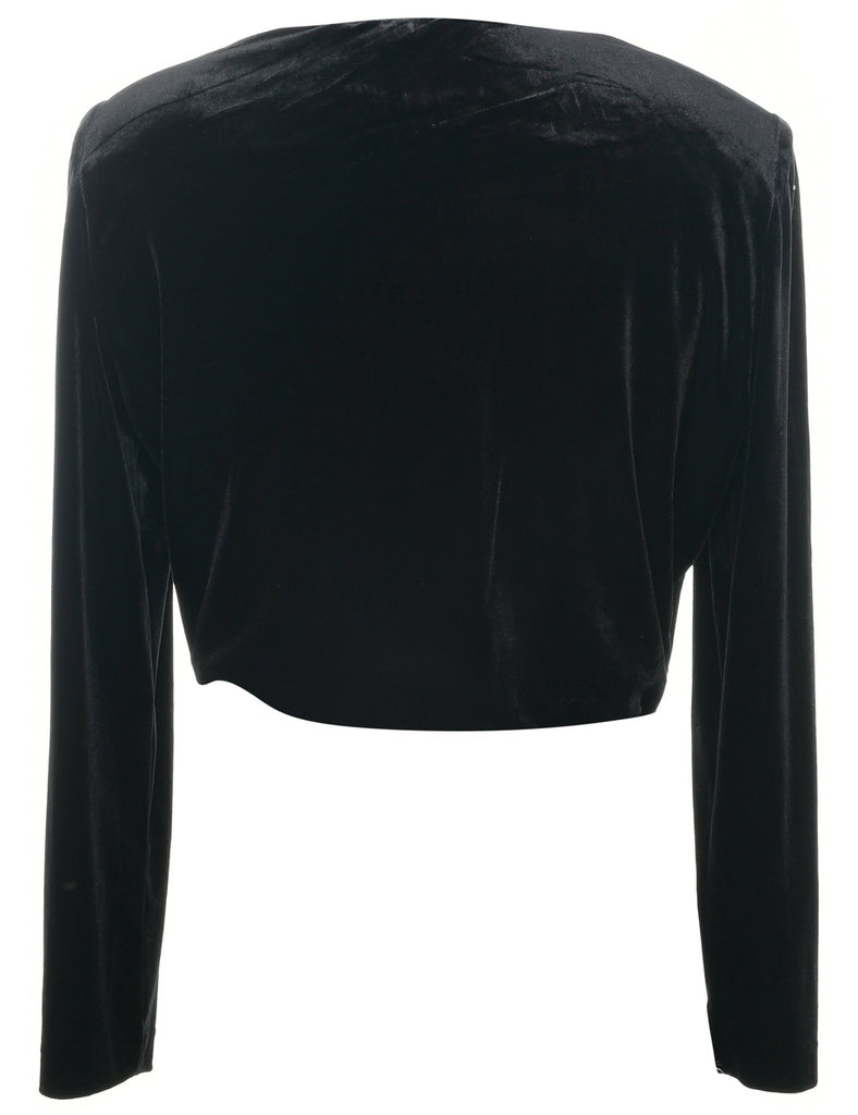Velvet Bolero Jacket - M