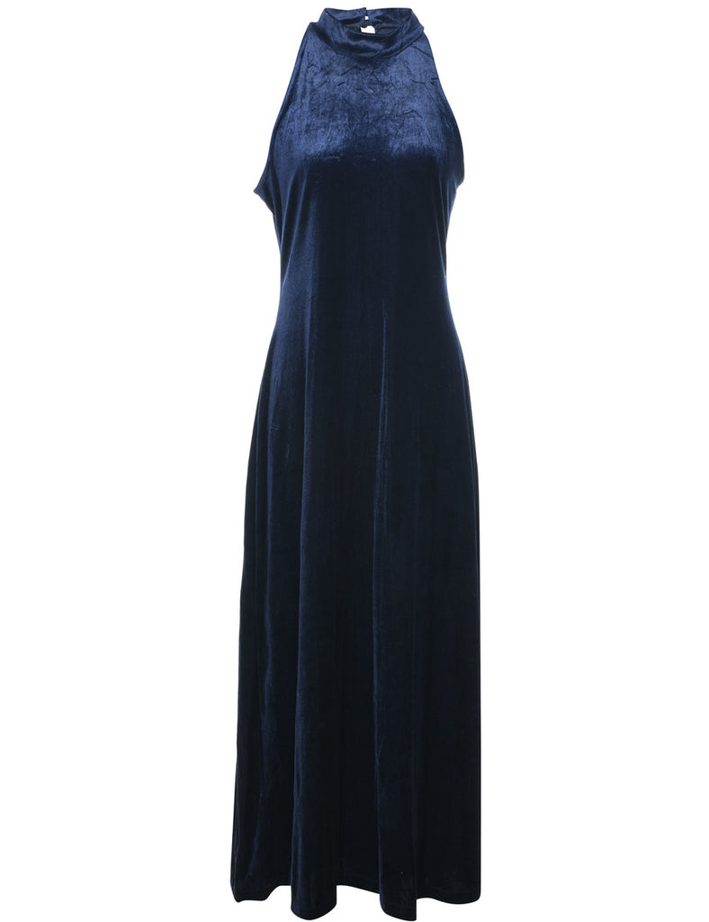 Velvet Evening Dress - L