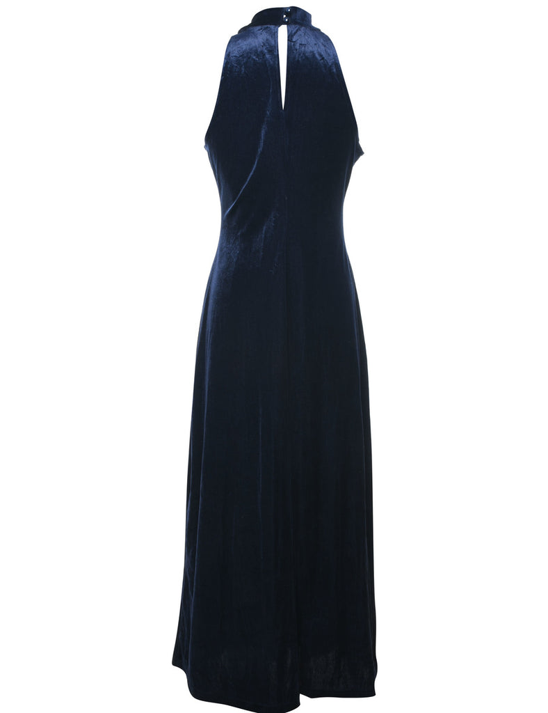 Velvet Evening Dress - L