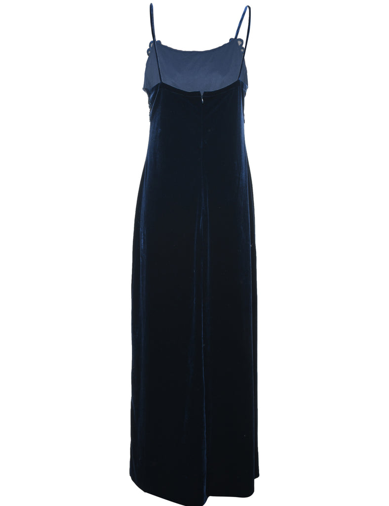 Velvet Evening Dress - M