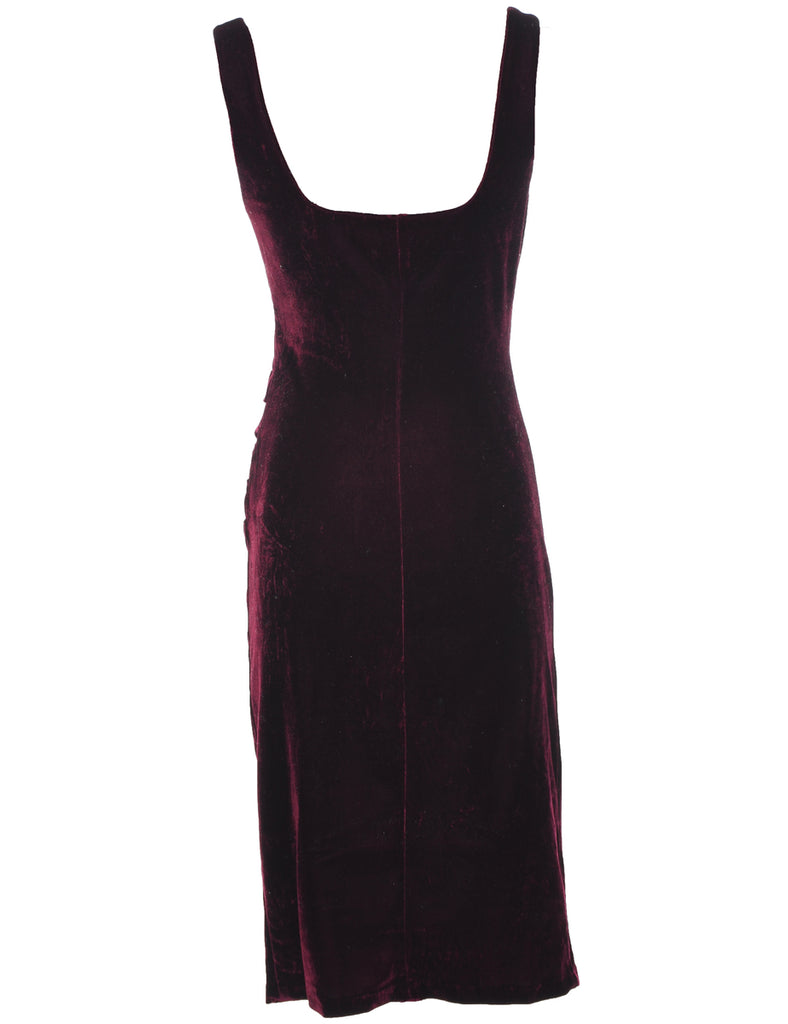 Velvet Evening Dress - M