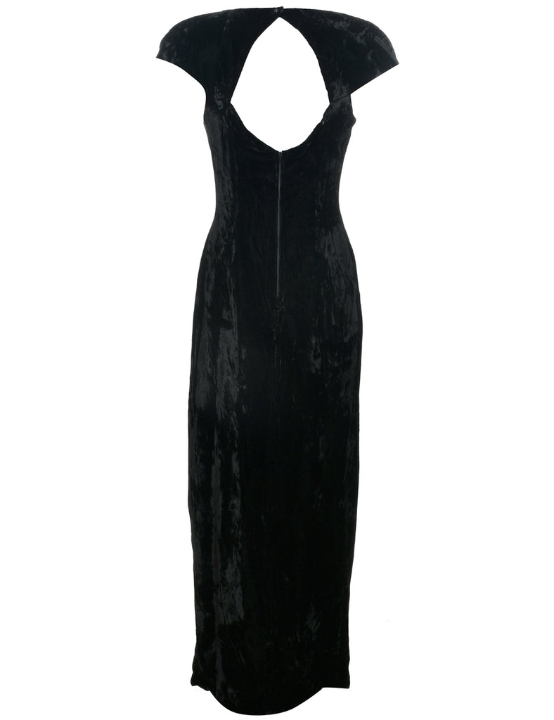 Velvet Evening Dress - M