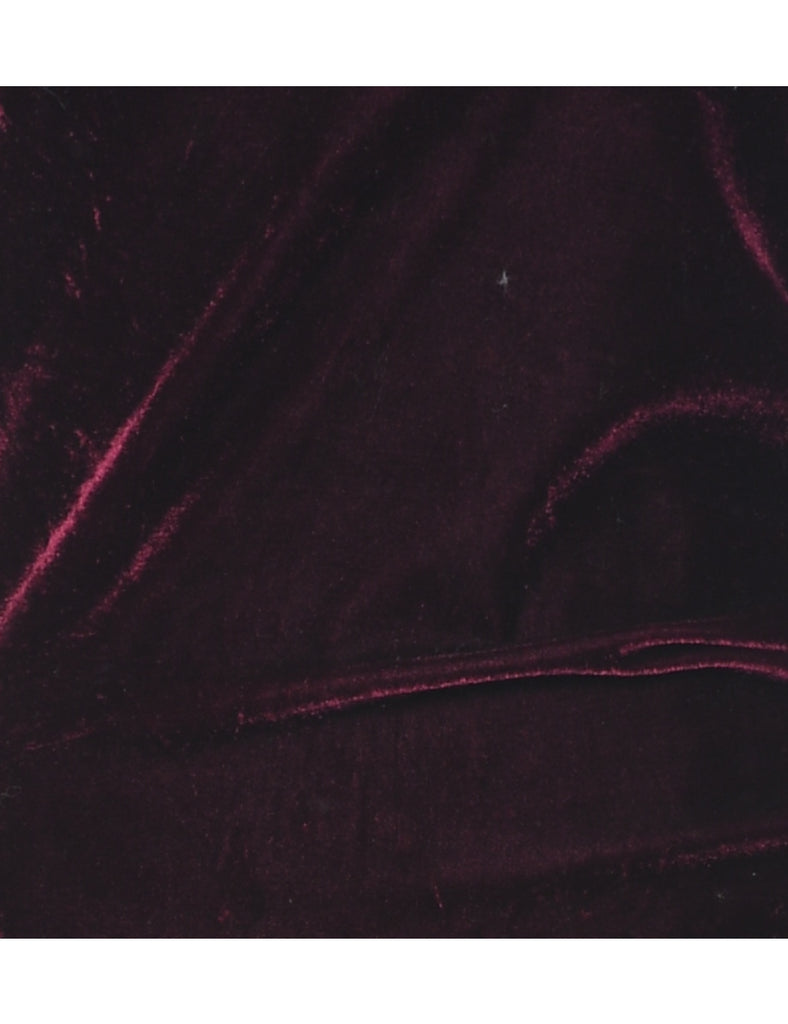 Velvet Evening Dress - M