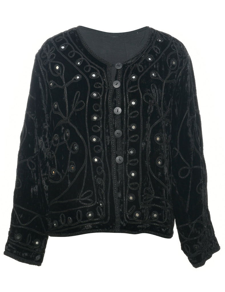 Velvet Evening Jacket - L
