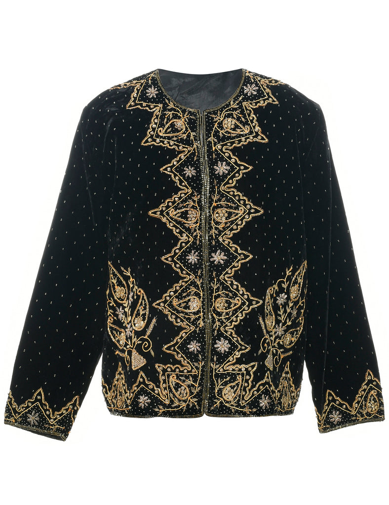 Velvet Evening Jacket - M