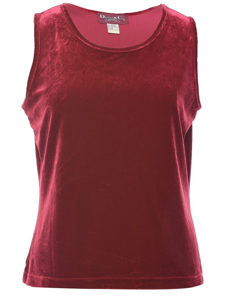 Velvet Evening Top - M