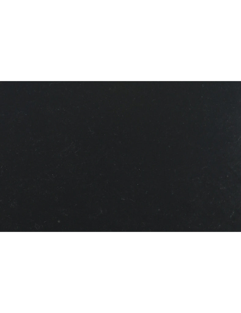 Velvet Fabric Cropped black Evening Top - S