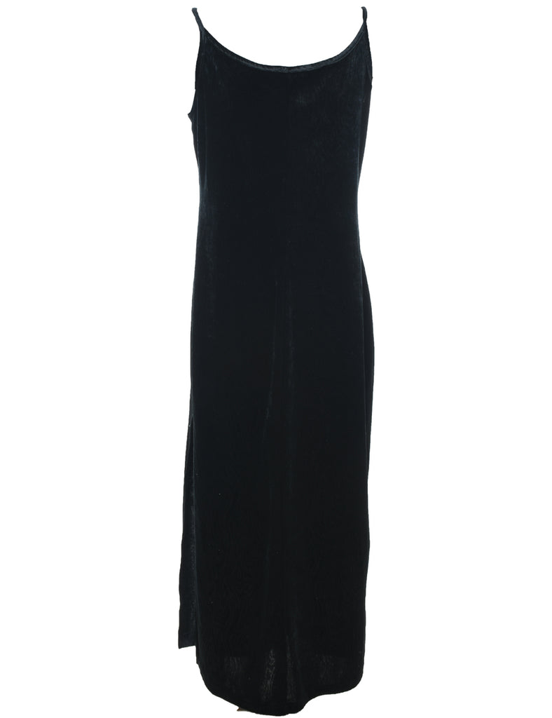 Velvet Fabric Evening Dress - L