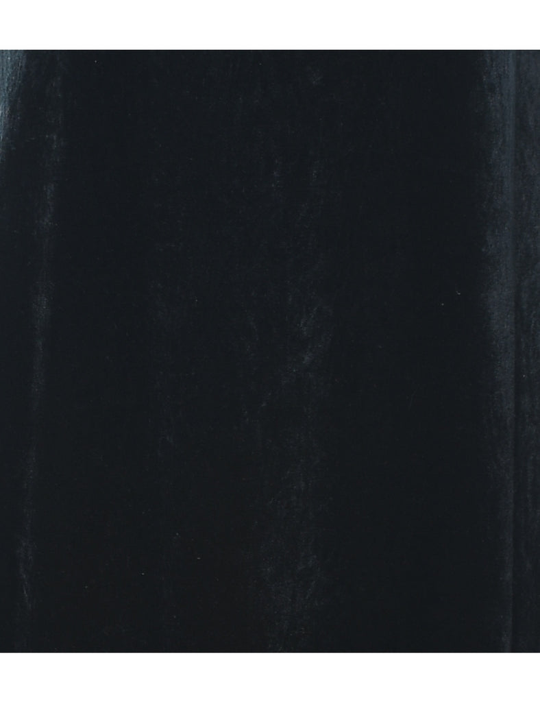 Velvet Fabric Evening Dress - L