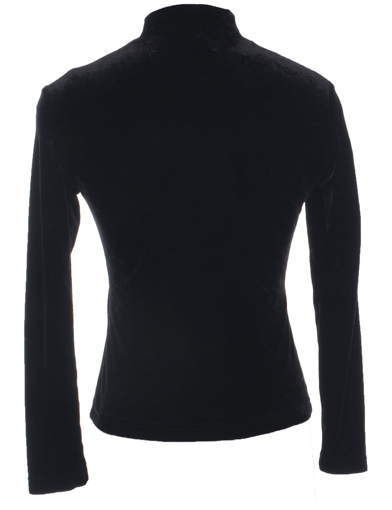 Velvet Fabric Evening Top - S