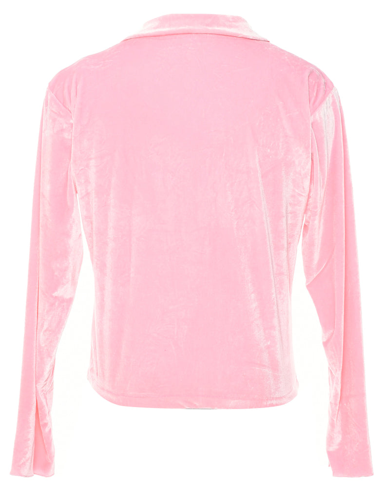 Velvet Fabric Top - M