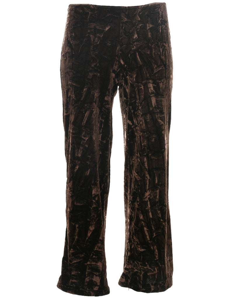 Velvet Fabric Trousers - W25 L26