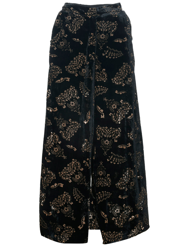 Velvet Fabric Trousers - W25 L30