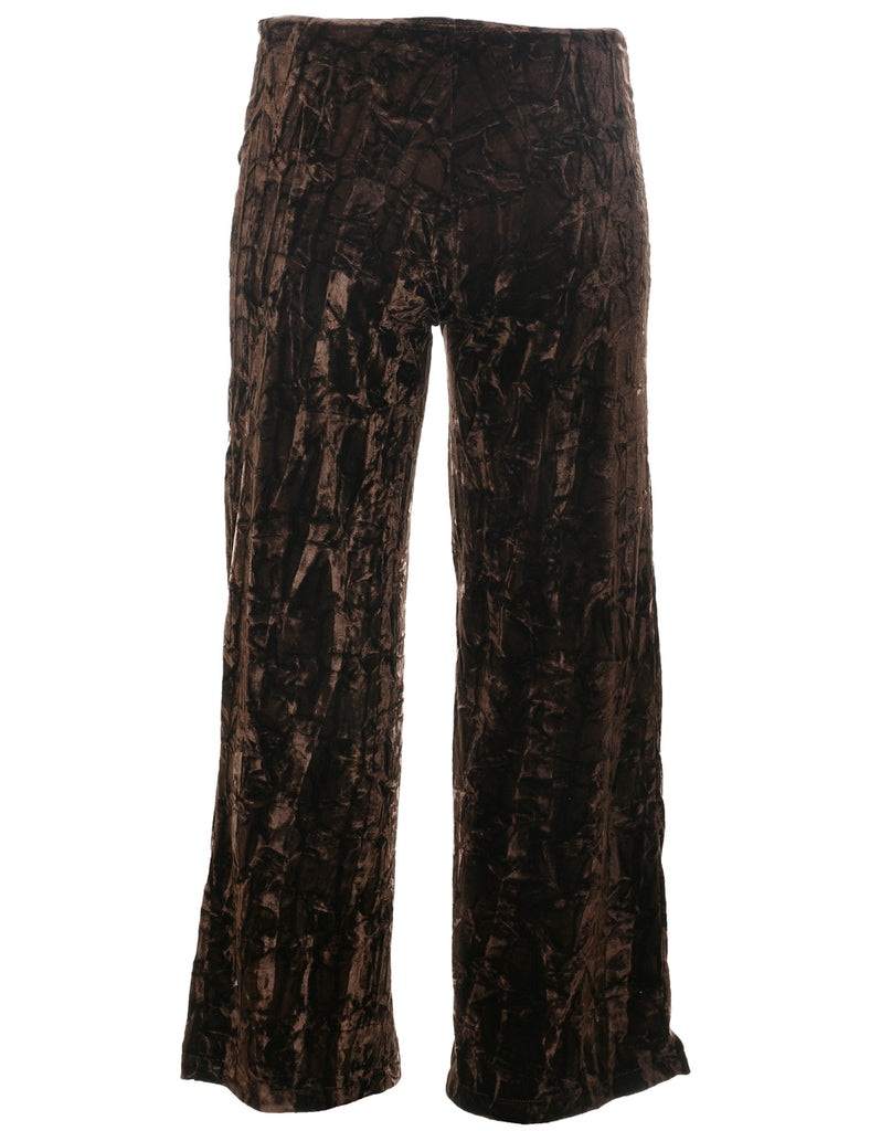 Velvet Fabric Trousers - W25 L26
